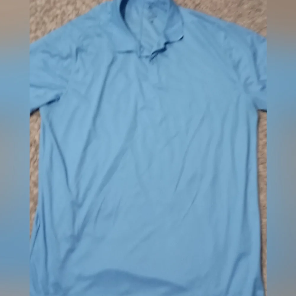 Mens Nike Dri Fit Polo Shirt Sz XL Color Blue Athletic Sport Tennis‎ Golf